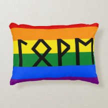 Oudere Futhark Liefde Pride Vlag