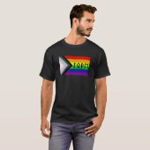 Oudere Futhark Liefde Progressieve Pride Vlag T-shirt (Voorkant volledig)