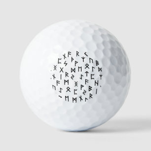 Oudere futhark-runen golfballen
