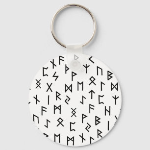 Oudere futhark-runen sleutelhanger