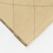 Oudere kaart fleece deken (Hoek)