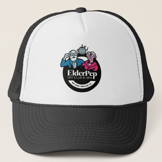 Oudere Pep trucker hoed Pet (Voorkant)
