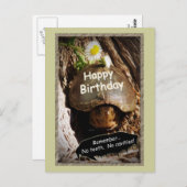 Oudere verjaardag briefkaart (Voorkant / Achterkant)