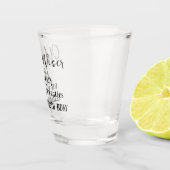 Oudere Wiser Hotter RIP 20s 30th Birthday Shot Glas (Rechts)