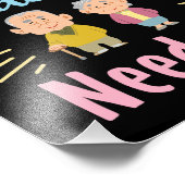 Ouderen hebben me nodig Zorgverlener Foto Afdruk (Hoek)