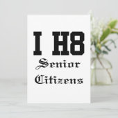 ouderen kaart (Staand voorkant)