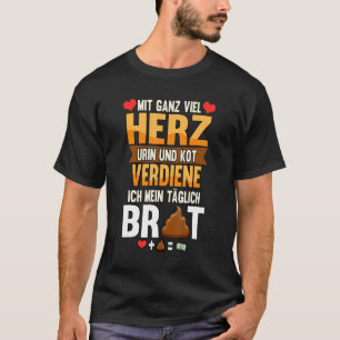 Ouderen met veel hart, urine en t-shirt