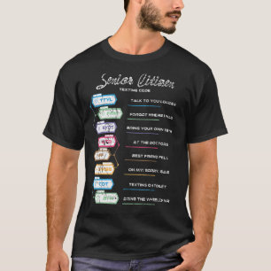 ouderen sms-code senioren t-shirt