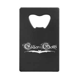 OuderGoth (Witte Tekst) Kredietkaart Flessenopener