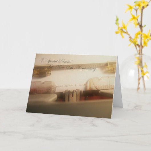 Ouderkaart 66ste verjaardag kaart (Gele Bloem)