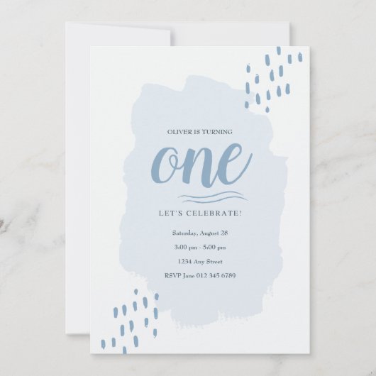 Ouderlijk en eenvoudig om het even welke Leefdagsf Save The Date (Voorkant)
