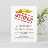 Ouderlijk medisch personeel kaart (Staand voorkant)