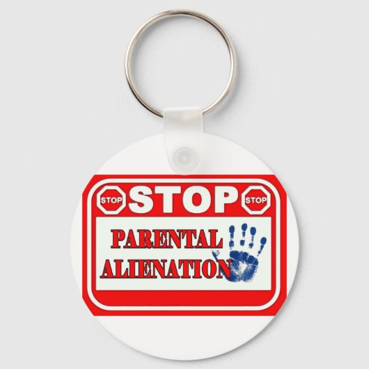 Ouderlijke buitengebruikstelling stoppen sleutelhanger (Voorkant)