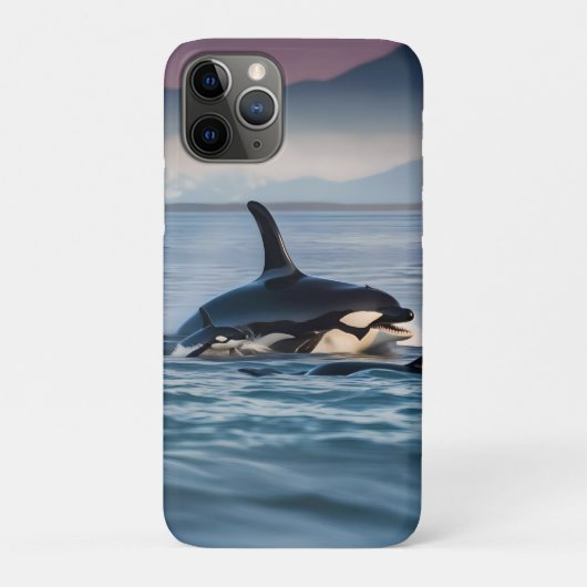 Ouderlijke gelukzaligheid: mummie en Baby orka's i Case-Mate iPhone Case (Achterkant)