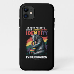 Ouders Accepteren Ik Ben Nu Je Moeder Beerknuffel iPhone 11 Hoesje