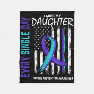 Ouders die ik mis Mijn dochter Suicide Awareness P Fleece Deken