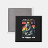 Ouders die me nu accepteren dat je moeder Beer Hug Magneet (Voorkant / Achterkant)