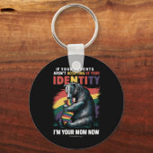 Ouders die me nu accepteren dat je moeder Beer Hug Sleutelhanger (Voorkant)