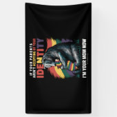 Ouders die me nu accepteren dat je moeder Beer Hug Spandoek (Verticaal)