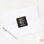 Ouders die me nu accepteren dat je moeder Beer Hug Vierkante Sticker (Envelop)