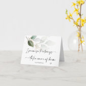 Ouders In Law Gift Bruid Gift Care van Hem Huwelij Kaart (Gele Bloem)