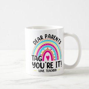 Ouders Label Je bent It Love Teachers Funny Teache Koffiemok