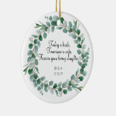 Ouders van de Bride Ornament Gift - Eucalyptus (Rechts)