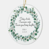 Ouders van de Bride Ornament Gift - Eucalyptus (Links)