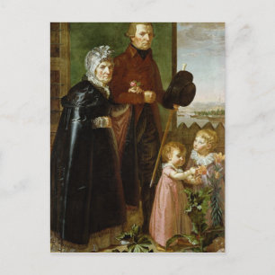 Ouders van de kunstenaar, 1806 briefkaart