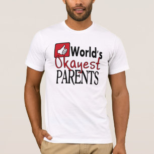 Ouders van de wereld die het beste passen bij het t-shirt