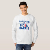 Ouders voor Biden Harris Custom Text T-shirt (Voorkant volledig)