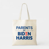 Ouders voor Biden Harris Custom Text Tote Bag (Achterkant)