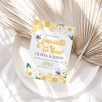 Ouders worden bijen Baby Shower hommel uitnodiging