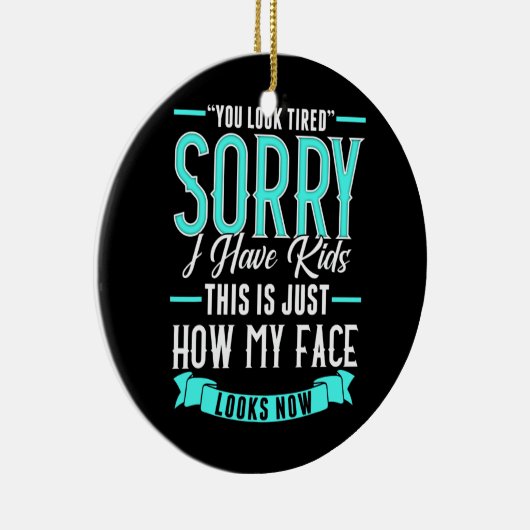 Ouderschap Geïnspireerd oudergerelateerd design va Keramisch Ornament (Rechts)