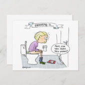 Ouderschap is... nooit saai briefkaart (Voorkant / Achterkant)