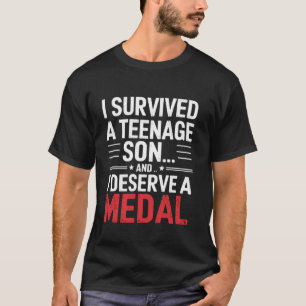 Ouderschap Tiener Moeder Vader Overleefde Tienerzo T-shirt