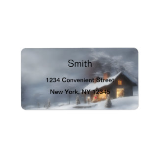 Ouderwets Christmas Return Address Label