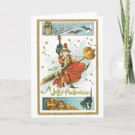 Ouderwets Halloween, Heks Kaart (Voorkant)