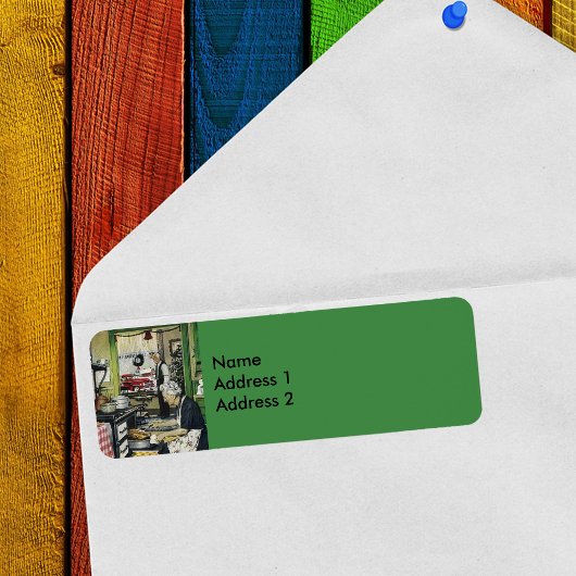 Ouderwets Huis Kerst Etiket