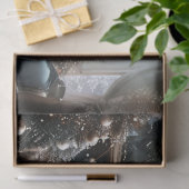 Ouderwets kerstscène cadeauverpakking tissuepapier (Geschenk)