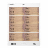 Ouderwets Kunst en Ambacht Verkoop Labels, Blank Etiket (Full Sheet)