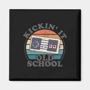Ouderwets spelen Retro 80s Videospel Gaming G Magneet
