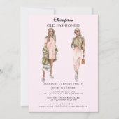 Ouderwets" Verjaardag Kaart (Voorkant)