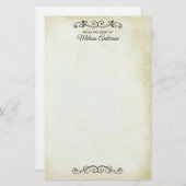  ouderwets Western thema Briefpapier (Voorkant / Achterkant)