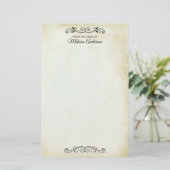  ouderwets Western thema Briefpapier (Staand voorkant)