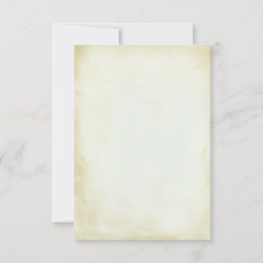 ouderwets Western thema bruiloft RSVP (Achterkant)