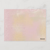 Ouderwetse 80e verjaardag Groeten Briefkaart (Achterkant)