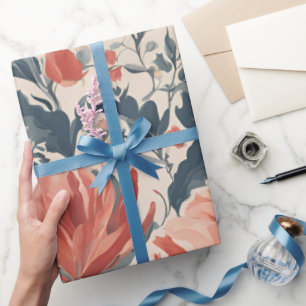 Ouderwetse Bloemen Cadeaupapier