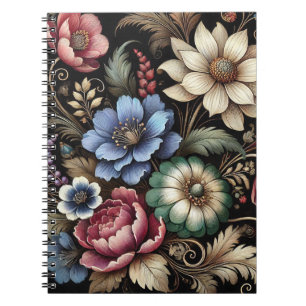 Ouderwetse Bloemen Notitieboek