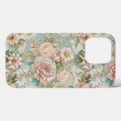 Ouderwetse botanische afbeeldingen, Meisjesachtig Case-Mate iPhone Case (Achterkant (horizontaal))